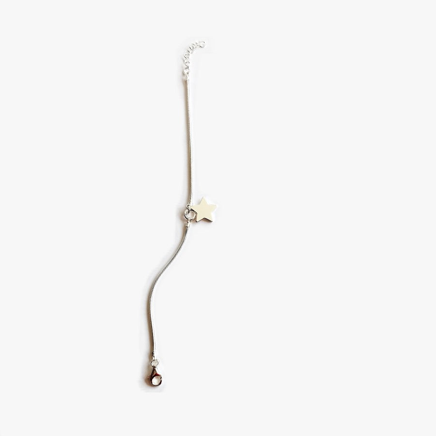 Pulsera de plata para mujer Estrella