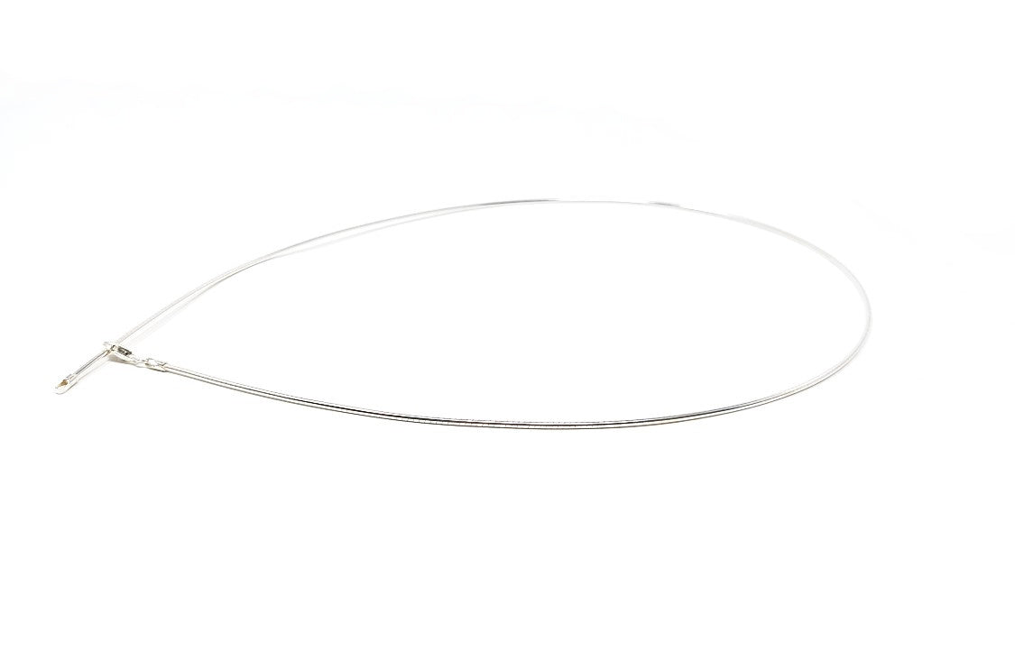 Cadena de plata tipo semirigida