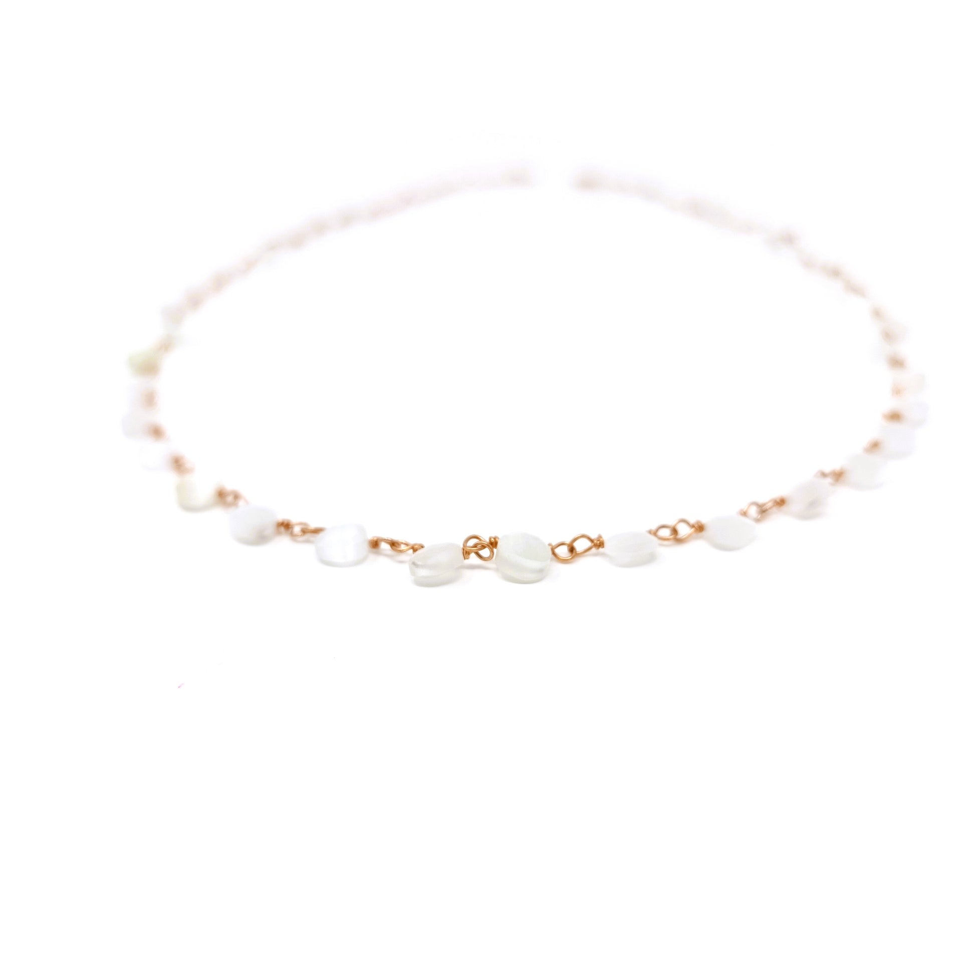 Collar de plata con piedra luna - Mooncolors.es